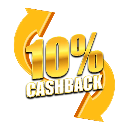 10% CASHBACK